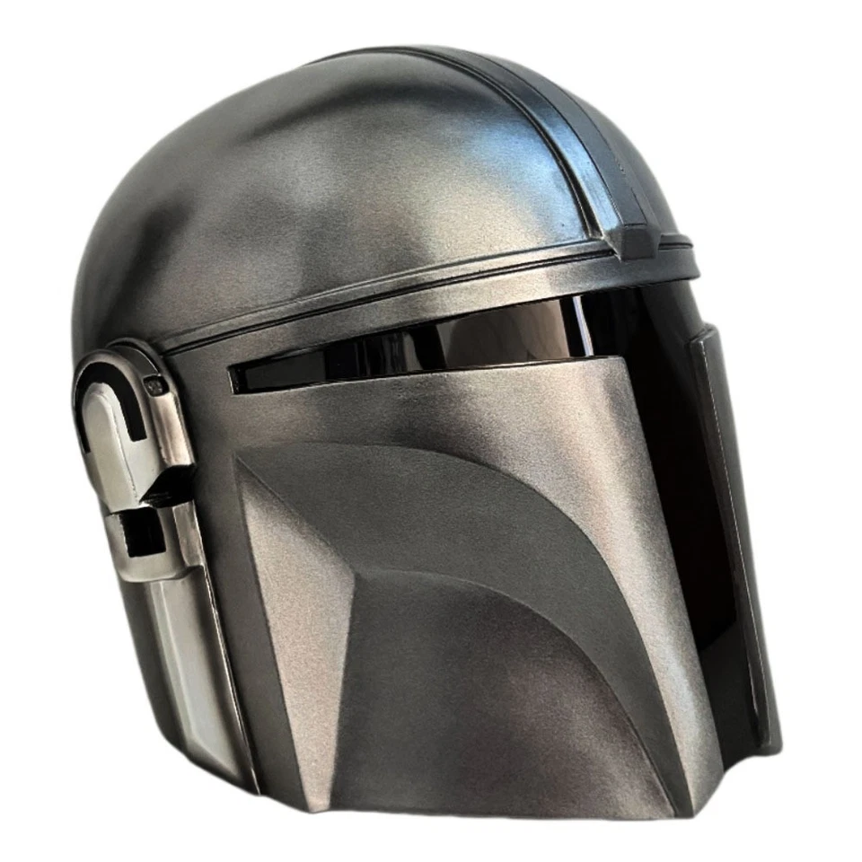Movie Star Wars The Mandalorian 1:1 Helmet Full Mask Resin Headgear Cosplay Prop - Image 3 of 4