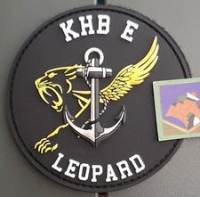 Commando HUBERT LEOPARD 2025 Patch PVC Marine ORIGINAL Nageurs de Combat FS