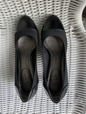 Life Stride Soft System Black Heels Size 9W