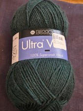Berroco ultra wool yarn 100 superwash wool 'pine' dark green