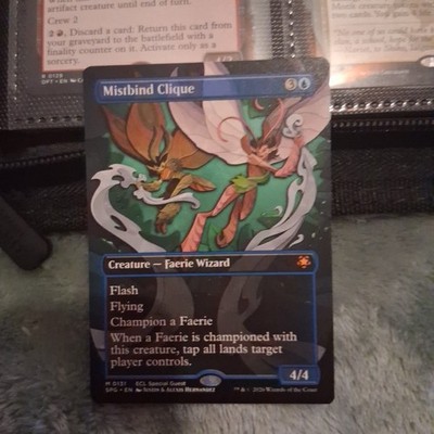 1x Mistbind Clique (131 ECL) - SPG Borderless MTG Special Guests NM Magic
