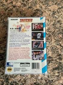 Snatcher Sega CD Rare Tested Great Condition - From Hideo Kojima