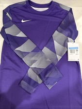 Nike Dri-Fit Boys Purple Long Sleeve Athletic Top Medium Soccer NWT