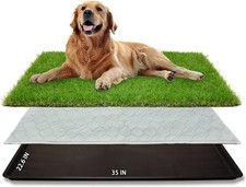 Dog Grass Large Potty Patch Litter Boxes Artificial Grass Bathroom Turf Training