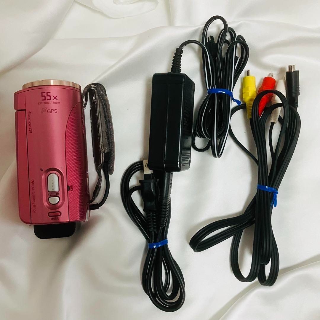 SONY HDR-CX270V PINK Handycam Camcorder 30x Zoom Battery
