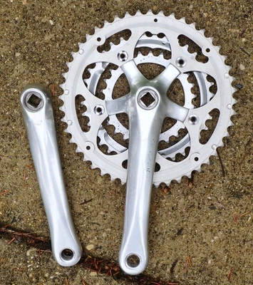 Sugino Bicycle Cranksets with Triple Chainrings for Racing Bike