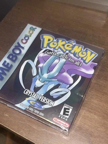 Pokemon Crystal Version GBC Gameboy Color 2001 Complete in Box CIB