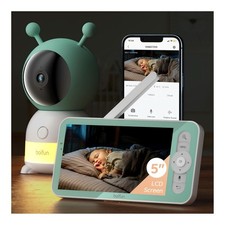 BOIFUN 2026 Upgraded 2K WiFi Baby Monitor with Camera and Audio, Smart