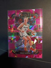 2024 Panini Select WNBA - Concourse Grace Berger #50 Pink Ice Prizm Fever