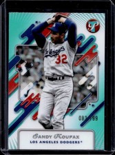 2025 Topps Pristine Sandy Koufax Aqua Refractor #/199 Dodgers