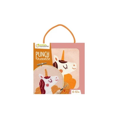 Canevas - Punch Needle - Licorne - Enfant - Avec tambour et accessoires - Photo 1/3