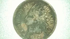 VG10 1892 Indian Head Cent  Strong Detail ZINC Like Shine