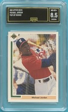 1991 Upper Deck #SP1 Michael Jordan Graded GMA 8.5 NM-MT+ Baseball Rookie