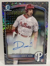 2025 Bowman Chrome Baseball Dante Nori Mojo Steel Refractor Auto #BMA-DN