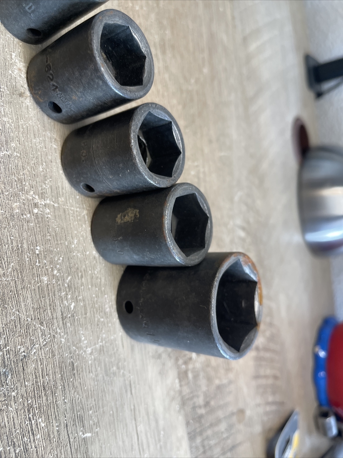 ARMSTRONG ARMALOY 1/2 Drive SAE 6 Point Impact Socket Set 10pc USA eBay