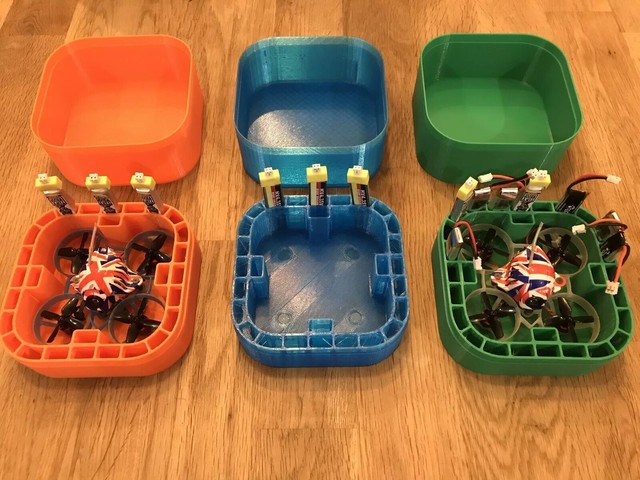 Red Ultra Micro Storage Case Inductrix,Tiny Whoop