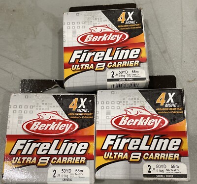 SPOOLS BERKLEY FIRELINE ULTRA CARRIER LB 150 YDS FISHING FOR JIG Lots  Of