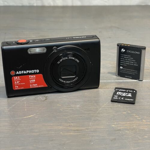 Agfaphoto Optima 147 Digital Camera & SD card UNTESTED (Please Read)