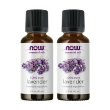 Now Foods 100 Pure Lavender Oil 1oz 30mL  Pack of 2 