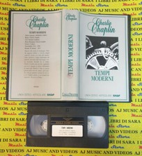 VHS film TEMPI MODERNI Charlie Chaplin SIGILLATA EAGLE PRESTIGE promo(F86)no dvd