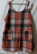 IdealSanxun dress XXL wool blend fuzzy fleece layering academia warm fall colors