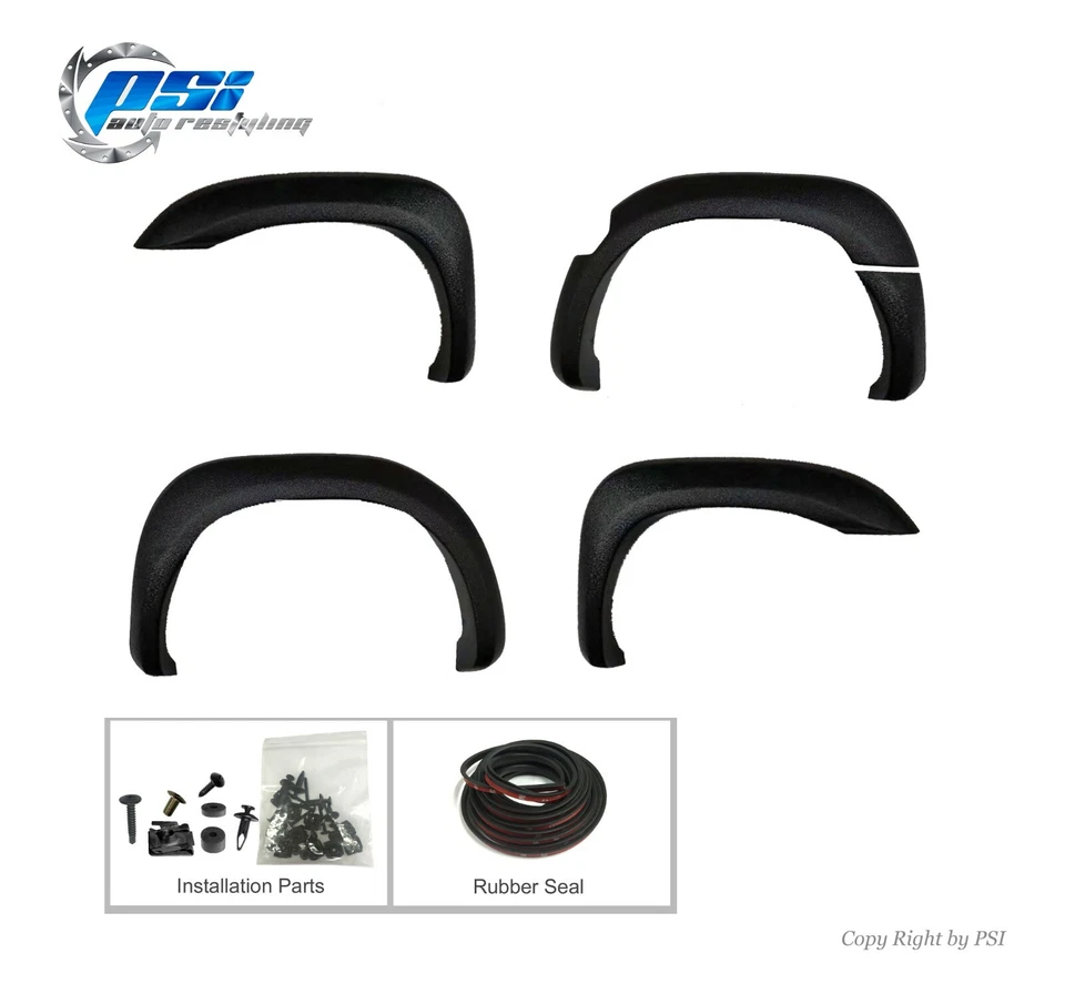 Extension Fender Flares Fits Nissan Titan 2004-2015 With Lock Box Textured Foto 2 de 3