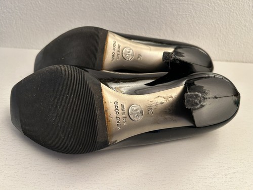 ☆ Dolce & Gabbana ☆ Original Pumps Leder schwarz Hochglanz Gr EU 39 - Bild 4 von 4