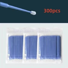 200Pcs Dental Micro Brush Disposable Materials Tooth Applicators Blue MicroBrush