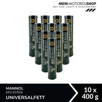Mannol 8028 Universal Multi-Mos2 Grease EP2 Ester Universalfett 10X400 Gramm