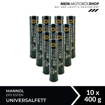 Mannol 8028 Universal Multi-MoS2 Grease EP2 Ester Universalfett 10x400 Gramm