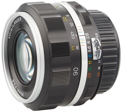 NEW VOIGTLANDER APO-SKOPAR 90mm f2.8 SL IIS Nikon Ai-s F Mount Black or Silver