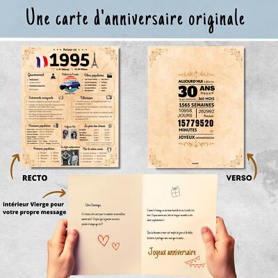 Brainbox Candy - 2 Feuilles De Papier Cadeau Humoristique « 30e