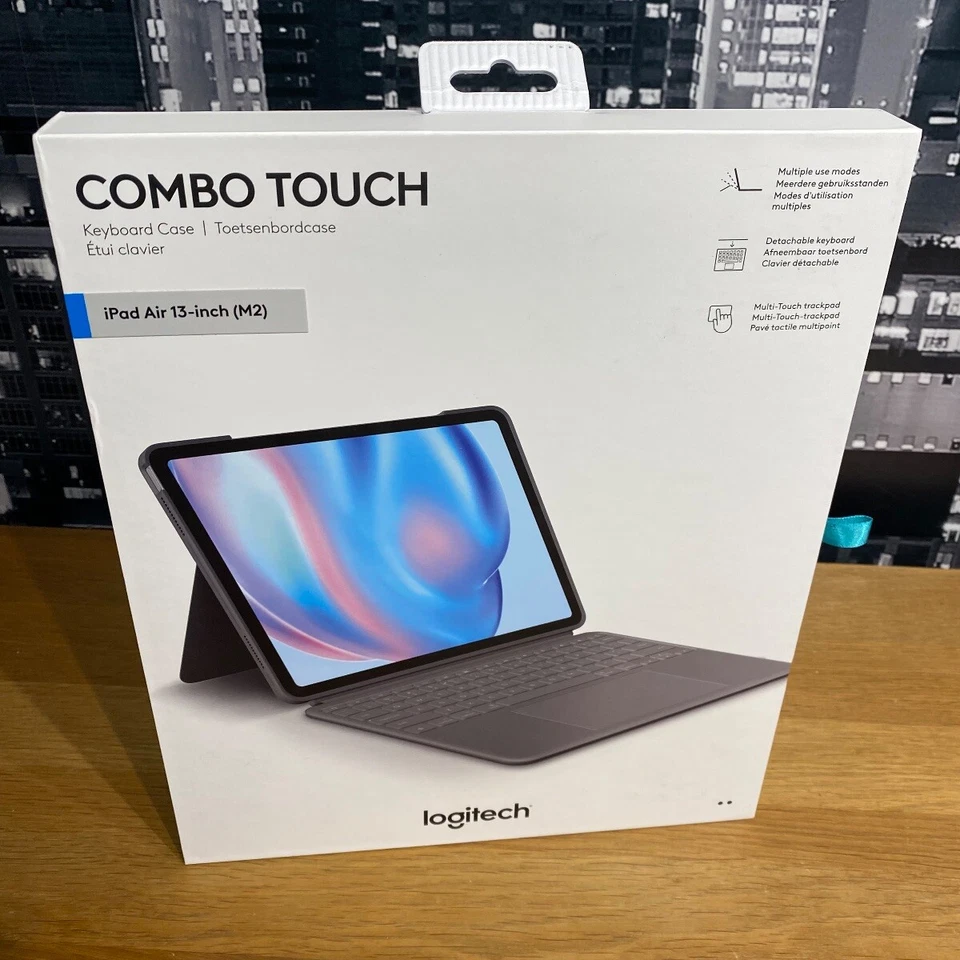 Logitech Combo Touch Keyboard Case Apple iPad Air 13" M2 & M3 Original - Image 3 of 4