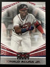 2019 Stadium Club Baseball Beam Team #BT-18 Ronald Acuna Jr. Braves