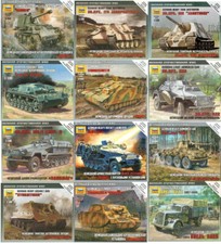 1:100 ZVEZDA Sd.Kfz. Sturmgeschütz Schützenpanzer Wehmacht EDW Panzer Tank WWII