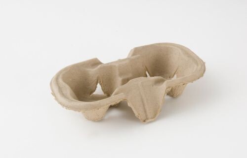 2 Cup Cardboard Carry Trays Takeaway Cup Holders Coffee Disposable Pack of 180 - Afbeelding 11 van 12