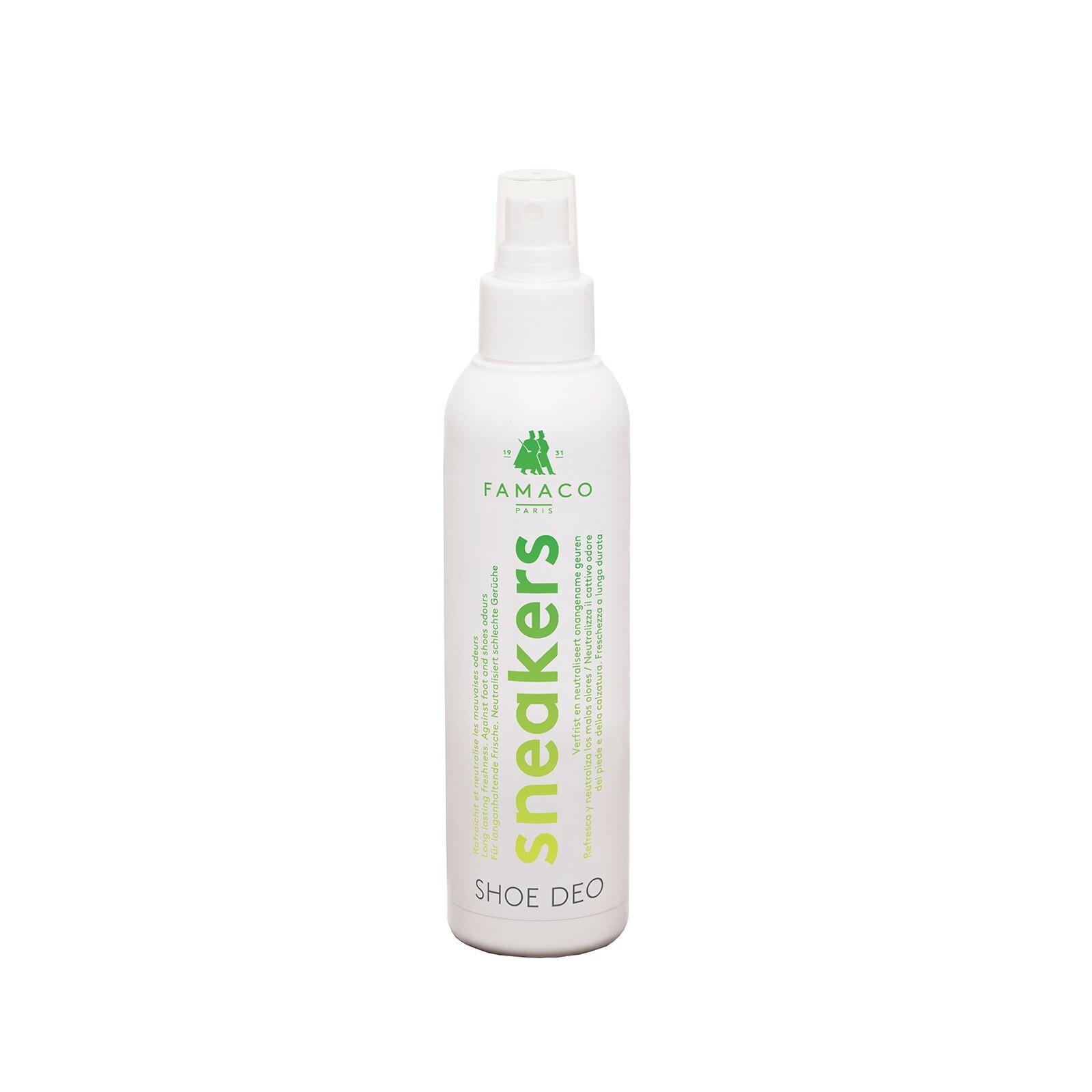 Famaco Sneakers Shoe Deo Fresh Spray Odour Eliminator Foot Shoes Boot Care Scent