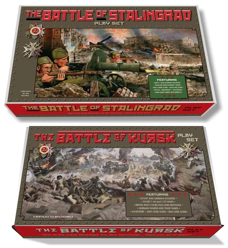 Marx "Battle of Stalingrad" Play Set Box OR Marx "Battle of Kursk" Play Set Box