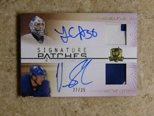 09-10 Upper Deck The Cup Dual Signatures Patches JONAS GUSTAVSSON STALBERG /35