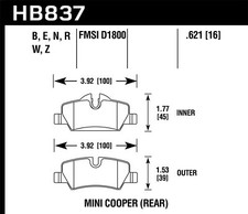 Hawk Performance Brakes Hps 5.0 Street Brake Pads