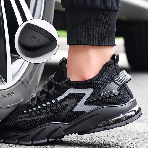 Damen Sicherheit Arbeit Turnschuhe Leicht Atmungsaktiv Stahlkappe Schuhe Rutschfest - Bild 5 von 15