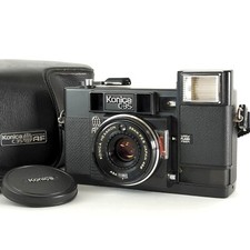 Konica C35 AF Hexanon 38mm f/2.8 Point  Shoot Camera W/case Near MINT  049