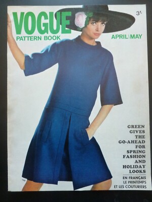 VOGUE PATTERN BOOK April / May 1965   Vintage Fashion / Dressmaking