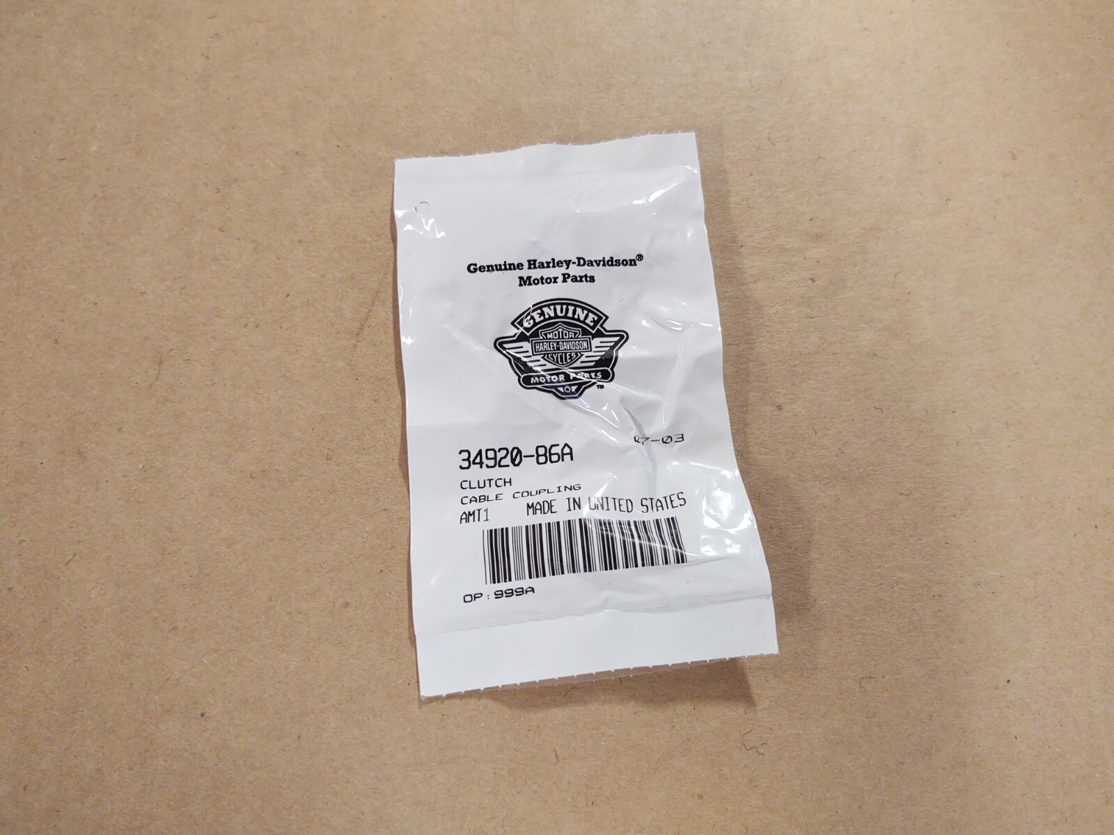 HARLEY DAVIDSON CLUTCH CABLE COUPLING 3492086A EARLY BIG DOG MOTORCYCLES eBay