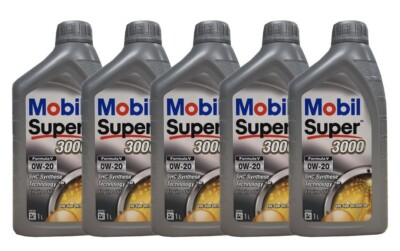 MOBIL Super 3000 Formula V 0W-20  5 Liter  VW 508 00 VW 509 00 Motoröl