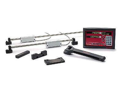 Newall 3x Digital Read Out DRO- DP500 12'' x 36'' x 6'' w/ Quill for mill