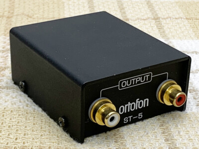 ortofon ST-5 MC STEP–UP TRANSFORMER ORTOFON ST-5 Step Up Transformer MC Moving Coil Phono Cartridge