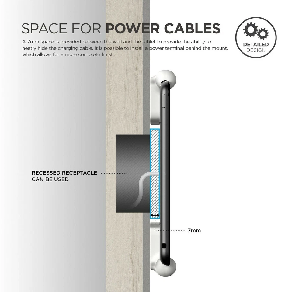 Suporte de parede iPad - elago® Home Hub suporte de parede [branco] - Imagem 4 de 4