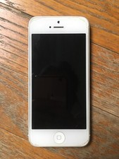 Apple iPhone 5 - 16GB - White  Silver Unlocked A1428 GSM 