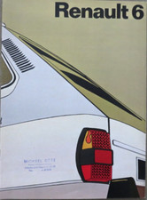 Renault R6 brochure brochure from 1971, 16 pages